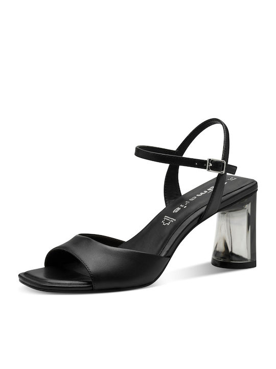 Tamaris Din piele Sandale Negre