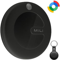 MiLi MiTag HD-P16 With Leather Case Google Find Hub Μαύρο