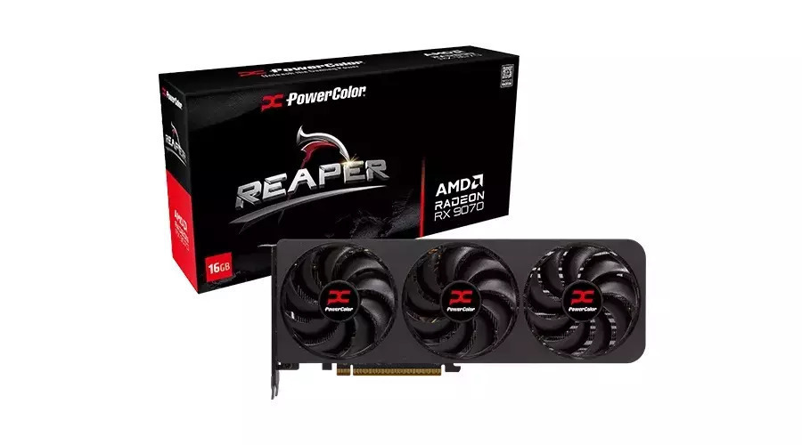 PowerColor Radeon RX 9070 16GB GDDR6 Reaper Κάρτα Γραφικών