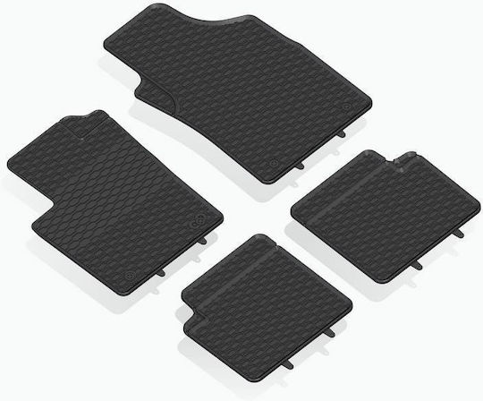 Carro 247479 Гумени стелки Ford Ka 2008-2016 Fiat 500 2007-2024 Fiat Panda II 2003-2012 4 броя черни