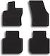 Carro 247497 Rubber Mats Seat Tarraco 2019+ Skoda Kodiaq VW Tiguan Allspace 2017+ 4 Pieces Black