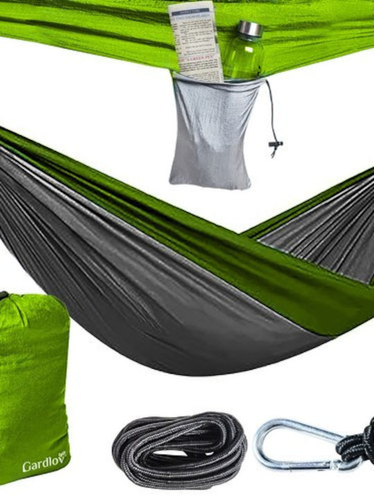 Gardlov Αιώρα Διπλή Υφασμάτινη Πράσινη 260x140εκ. Gardlov Αιώρα Διπλή Υφασμάτινη Πράσινη 260x140εκ.