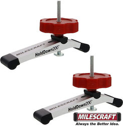 Cleme de fixare Milescraft 4036 T-slot T-track, set 2 bucăți Holddown200 Cleme de fixare Milescraft 4036 T-slot T-track, set 2 bucăți Holddown200