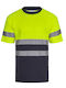 Cămașă Hi Vis în Două Tonuri 305613 Velilla Albastru Marin Galben