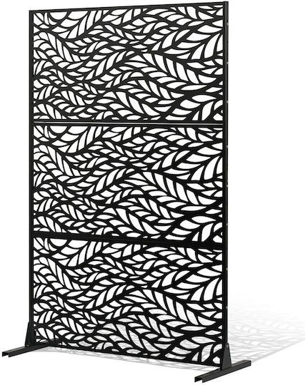 Vevor Metallzaunpaneel in Schwarz Farbe 1.82x1.19m