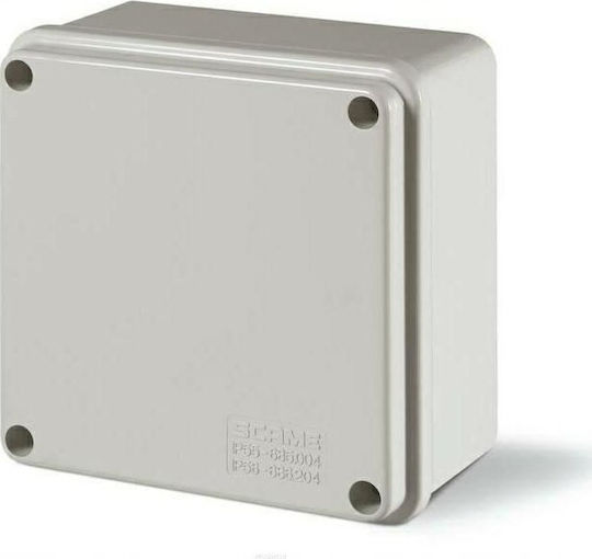 Scame Surface Mounted Electrical Box IP56 in Gray Color