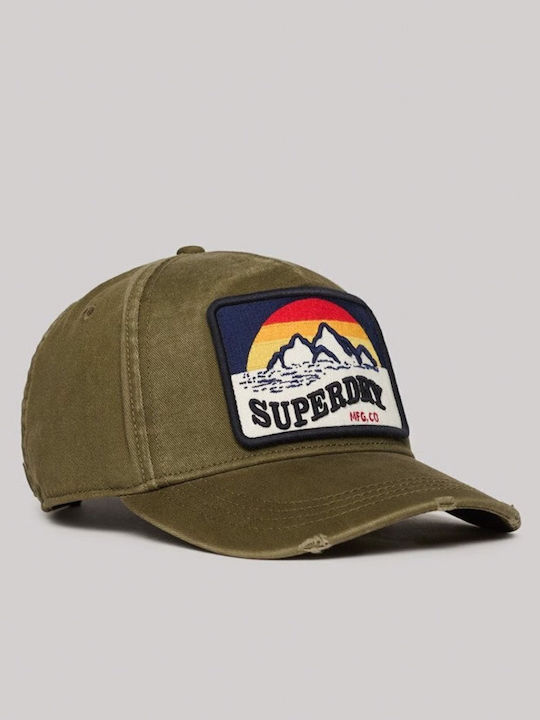 Superdry Unisex Καπελο Λαδι W9010177a-6je Vintage Khaki