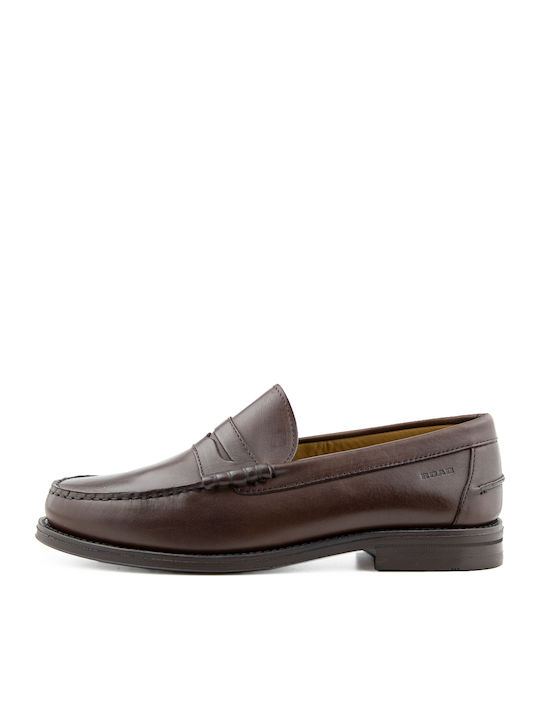 On the Road Δερμάτινα Ανδρικά Loafers σε Καφέ Χ...