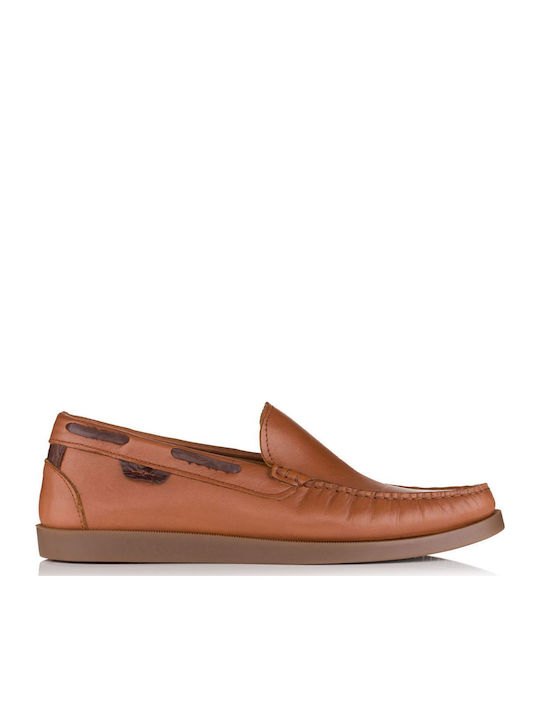 Antonio Shoes Men's Leather Moccasins Tabac Brown