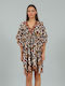 Kaftan mit Animal-Print 41089