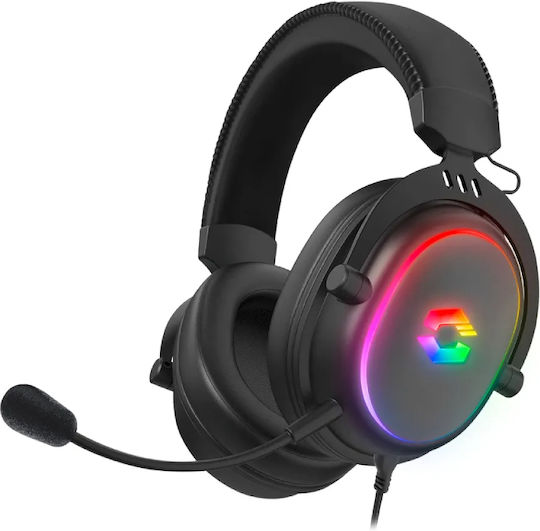 SpeedLink Conux RGB Over Ear Gaming Headset με σύνδεση 2x3.5mm / USB for Nintendo Switch / PC / PS4 / PS5 / XBOX