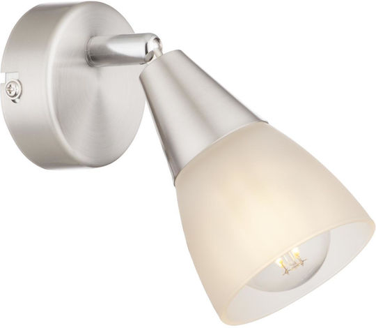 Globo Lighting Leuchte Wand Silber 7x13.5cm