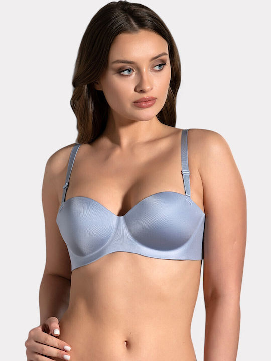 Blue Без презрамки Сутиен