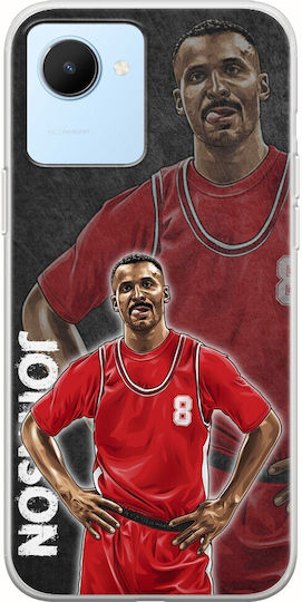 European Basketball Legends Eddie Johnson Realme Narzo 50i Prime Flexible TPU Transparent Silicone