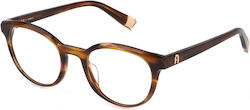 Furla Women's Eyeglass Frame Brown Tortoiseshel...