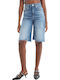 Women's Shorts Medium Aged Denim
