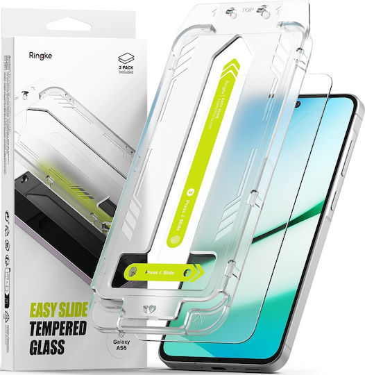 Ringke Easy Slide Tempered Glass 2pcs (Galaxy A56)