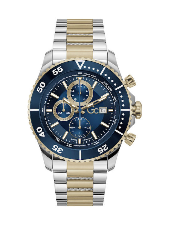 GC Watches Ρολόι Μπαταρίας με Μεταλλικό Μπρασελέ GC Watches Ρολόι Μπαταρίας με Μεταλλικό Μπρασελέ