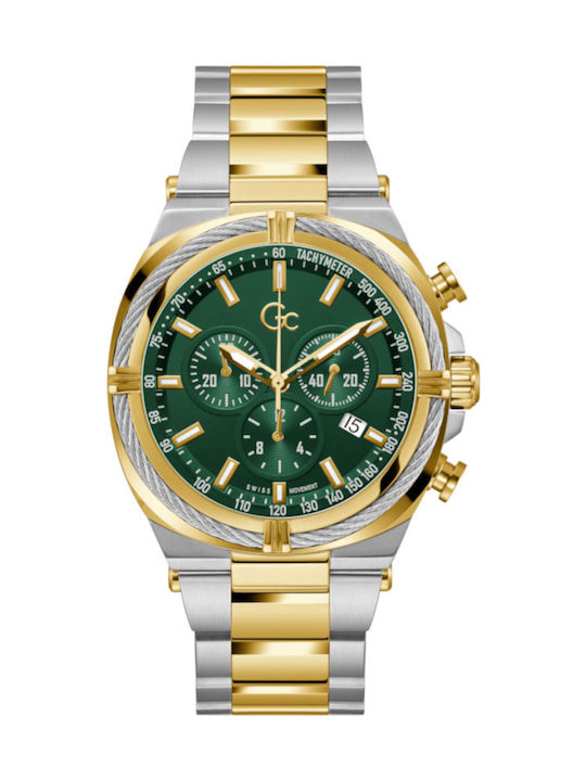 GC Watches Ρολόι Μπαταρίας με Μεταλλικό Μπρασελέ