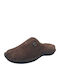 Anatomical Leather Women's Slippers Brown