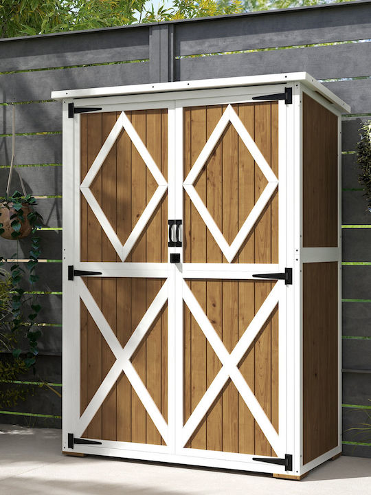 Wooden Garden Shed L1.165xW0.57xH1.67m