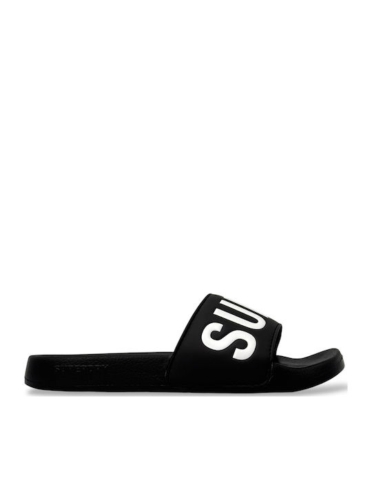 Superdry Slides Black