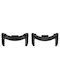Xiaomi Mi Band 8 Xiaomi Smart Band 9 9 Nfc 1 Pair Stainless Steel Metal Watch Band Connector Black