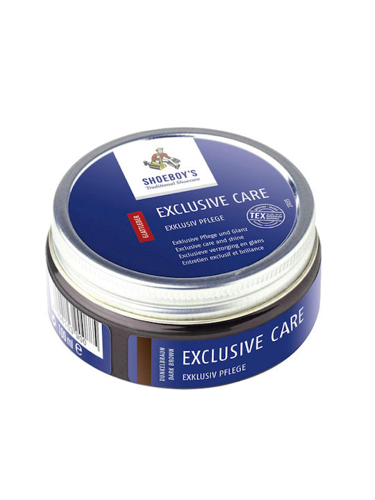 Shoeboy's Exclusive Care 100ml 42 Тъмнокафява Боя за Кожа Гел Цвят Тъмнокафяв