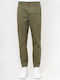 Monza Ανδρικό Παντελόνι Chino Relaxed Fit Army