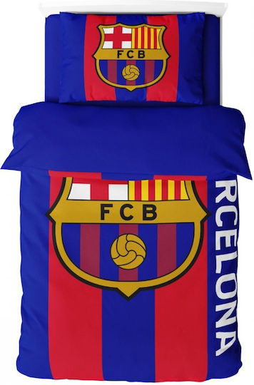 F.C. Barcelona Kids Duvet Cover Single Multicolour Set