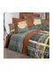 Set de lenjerie de pat dublu 100% bumbac Cotton Box Ramiro