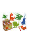 Jucărie breloc mini dinozaur magnetic 9.5 X 7.5 cm