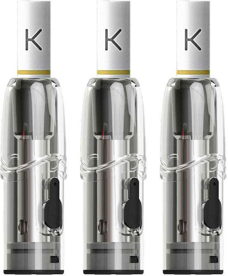 Kiwi Резервни Части Pod 3 Бройки В Бял Цвят 1.7ml