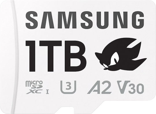 Samsung PRO Plus microSDXC 1TB U3 V30 A2 UHS-I 180MB/s με αντάπτορα