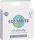 Eco Habits Βαμβακερές Μπατονέτες Μπαμπού Συσκευασία 100 Τμχ Πράσινες
