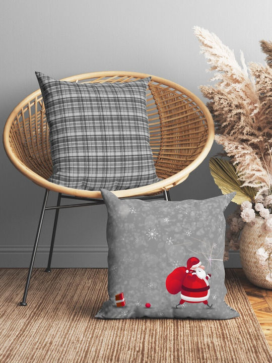 Cotton Club Weihnachtliche Dekokissenhülle Baumwolle 45x45cm Emory
