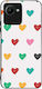 Sonique Heart Serie Hülle für Realme C30 Weiß 02