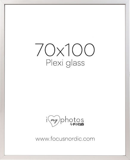 Rama Plexi Albă Focus Focus Soul 70x100