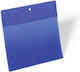 Durable Transparent File Folder with Button for Paper A5