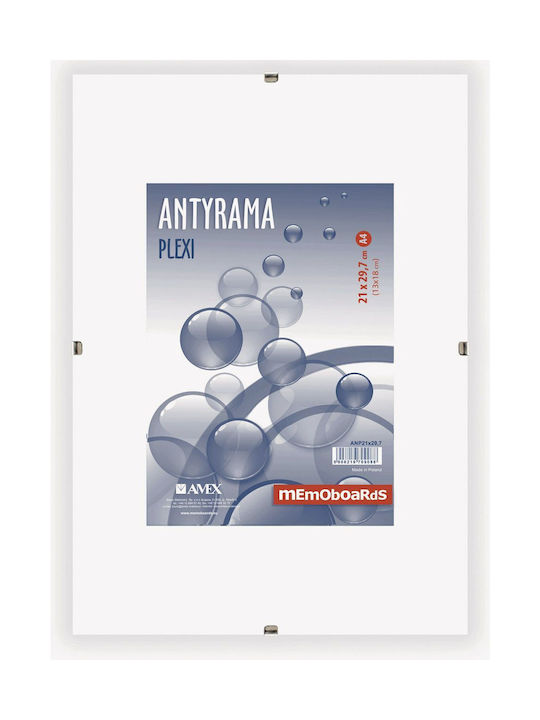 Memoboards Antyrama Plexi Rahmen 60 x 80 cm Anp60x80 Mb
