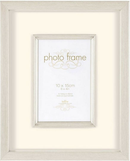 Innova Wooden Photo Frame with Silver Frame