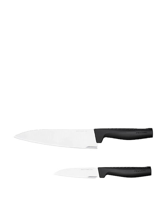 Fiskars Hard Edge Σετ Μαχαίρια από Ανοξείδωτο Ατσάλι 2τμχ