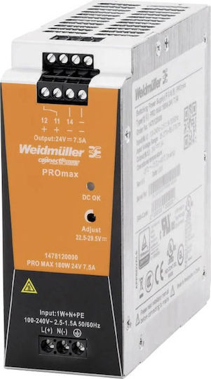 Weidmuller LED-Netzteil Leistung 240W mit Ausgangsspannung 24V