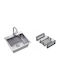 Quadron Drop-In Sink Inox W50xD45cm Silver