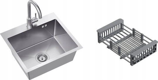 Quadron Drop-In Sink Inox W50xD45cm Silver