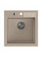 Steiner Drop-In Sink Synthetic Granite with Faucet W50xD52cm Beige