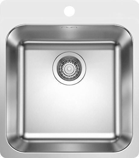 Blanco Ένθετος Νεροχύτης Inox Brushed με Μπαταρία Μ44xΠ50cm Ασημί