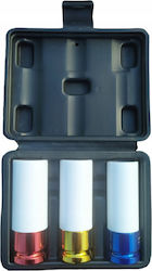 Högert Technik Nüsse Pneumatisch Sechskant mit Vierkant-Antrieb 1/2" Set 3Stück Högert Technik Nüsse Pneumatisch Sechskant mit Vierkant-Antrieb 1/2" Set 3Stück