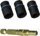 Makita Pneumatic Sockets Hexagons with Frame Host 1/2 Inch Set 3 Pieces