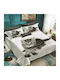 Pucioasa Set Husă de Pilotă Flanel Dublă cu 2 Fețe de Pernă & 1 Cearsaf 200x220 Gray Bengal Cat